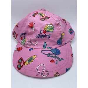 Avon Vintage Favorite Activity Women’s Hat I Love Shopping Pink Adjustable Cap
